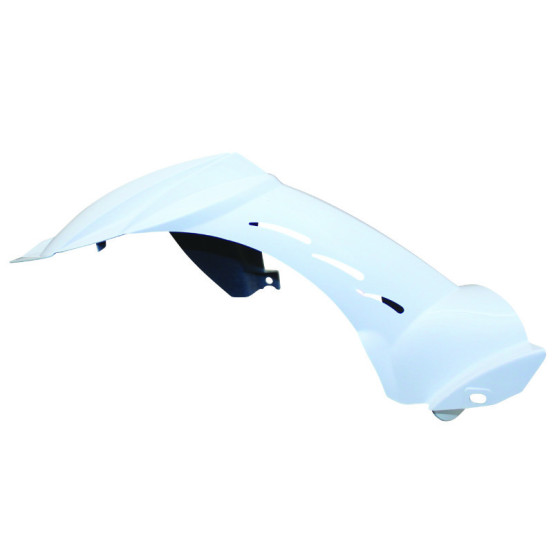Garde boue arrière scooter Peugeot 50 Ludix 14 pouces Blanc brillant