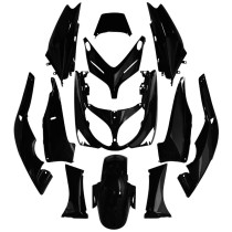 Kit carénages maxiscooter Yamaha 500 TMax 2001-2007 Noir brillant