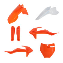 Kit plastiques complet - Orange Blanc - ACERBIS KTM 50 SX 2016