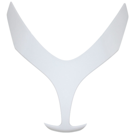 Carénage tablier avant central maxiscooter Yamaha 500 TMax 2008-2011 Blanc brillant