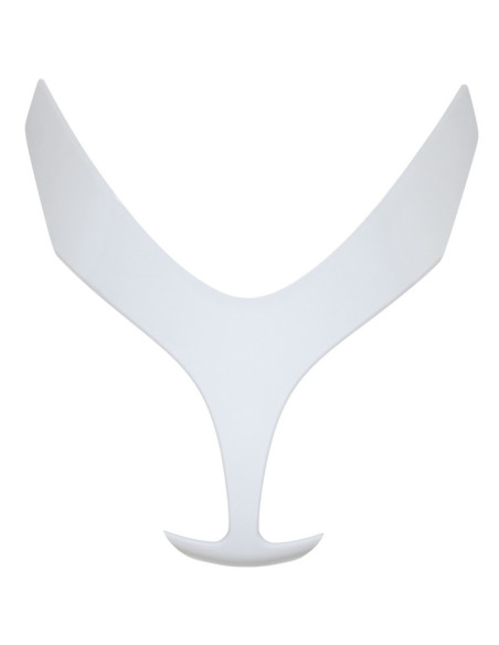 Carénage tablier avant central maxiscooter Yamaha 500 TMax 2008-2011 Blanc brillant
