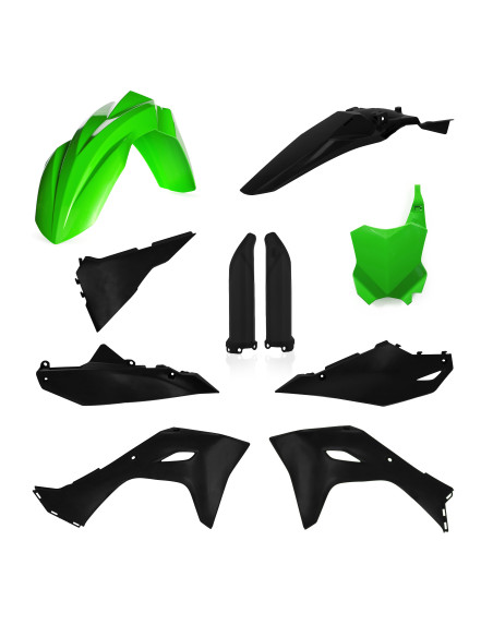 Kit plastiques complet - Vert Noir - ACERBIS Kawasaki 450 KX 2024-2026
