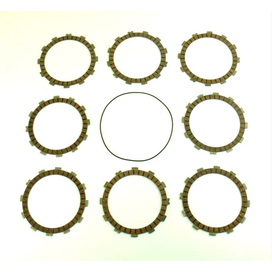 Kit disques embrayage garnis + Joint de couvercle embrayage ATHENA - HONDA 450 CRF-R 2002-2010 450 CRF-X 2005-2016