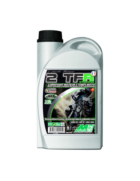 Huile moteur MINERVA 2T FR Bio 1 Litre