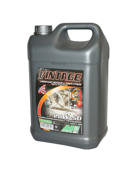 Huile moteur MINERVA Vintage 20W50 5 Litres