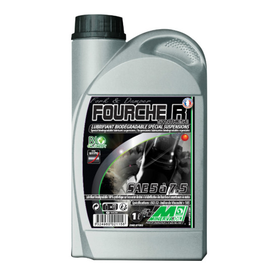 Huile de fourche MINERVA 2.5W Bio 1 Litre