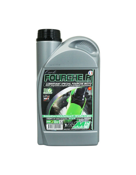 Huile de fourche MINERVA 5W à 7.5W Bio 1 Litre
