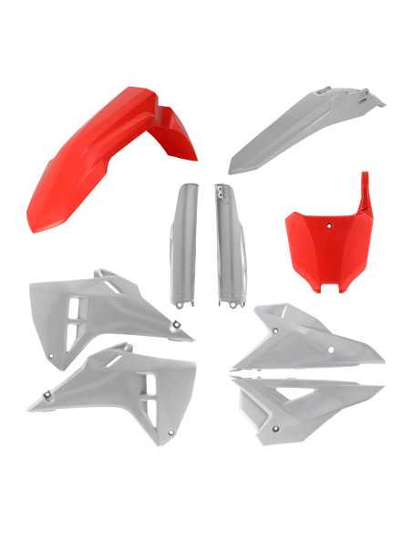 Kit plastiques complet - Rouge Gris - ACERBIS Honda 250 / 450 CRF-R 2025-2026
