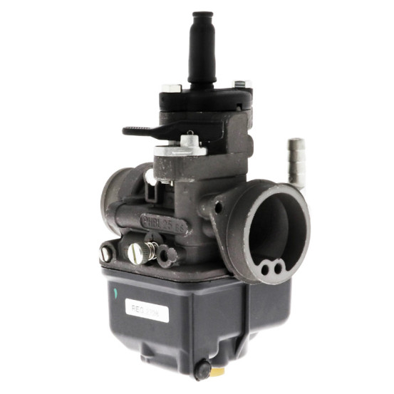 Carburateur DELL'ORTO PHBL 25 BS (Montage souple - avec graissage - starter à levier)