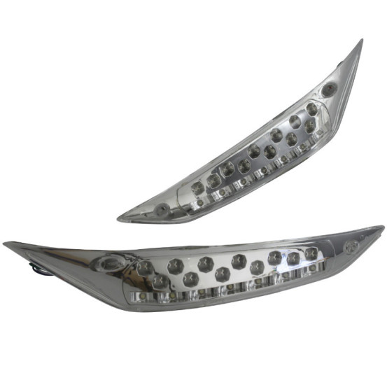 Clignotants leds Piaggio 50 Zip après 2000 Transparent Avant