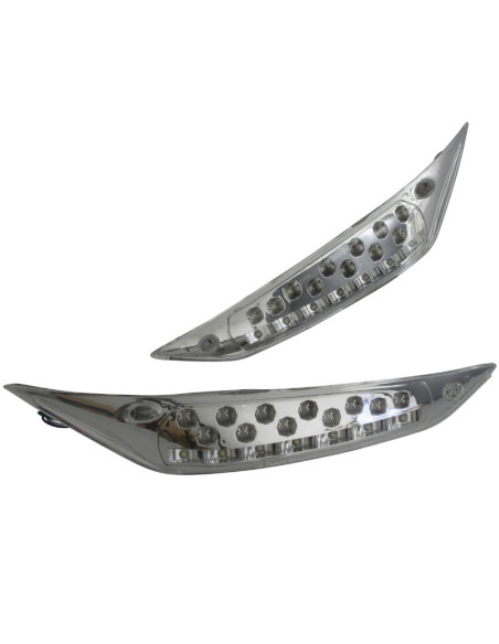 Clignotants leds Piaggio 50 Zip après 2000 Transparent Avant