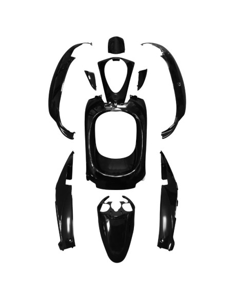 Kit carénages scooter Sym 50 Mio Noir brillant