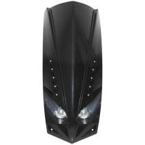 Carénage tablier avant scooter Peugeot 50 Ludix Noir brillant