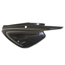 Carénage coque arrière scooter MBK 50 Booster NG/Rocket/Yamaha 50 BWS Bump/Spy Noir brillant Gauche
