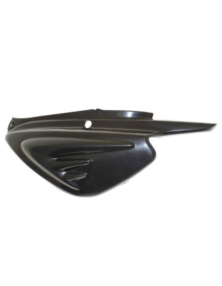 Carénage coque arrière scooter MBK 50 Booster NG/Rocket/Yamaha 50 BWS Bump/Spy Noir brillant Gauche