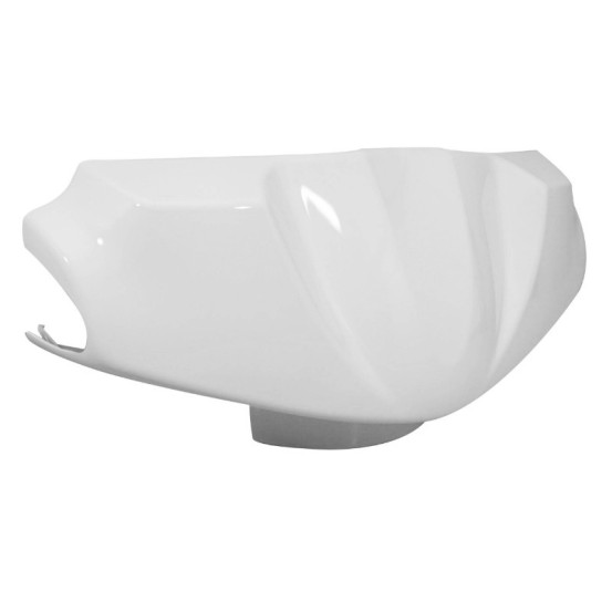 Carénage couvre guidon scooter Peugeot 50 Vivacity 1998-2007 Blanc brillant