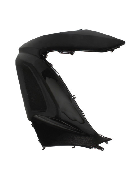 Carénage tablier avant maxiscooter Honda 125 PCX 2010-2013 Noir brillant Gauche