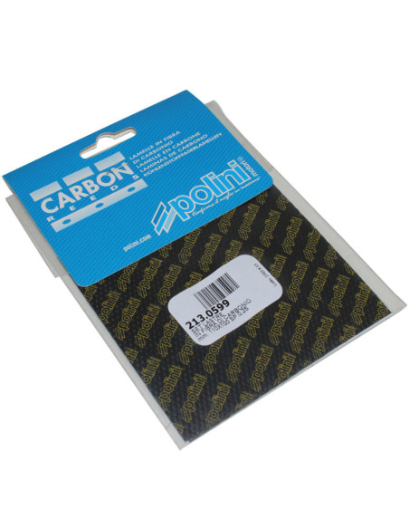 Planches de carbone 110X100 pour clapets compétition POLINI carbone 0,25mm (x2)
