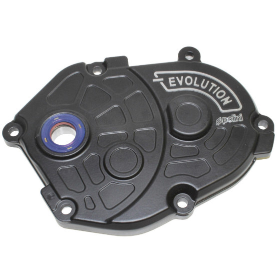 Carter de transmission POLINI Evo noir MBK 50 Booster Stunt Nitro Yamaha 50 BW's Slider Aerox