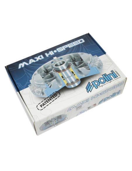 Variateur Hi-Speed POLINI Aprilia/Benelli/Derbi/Gilera/Malaguti/Peugeot/Piaggio/Vespa 200/250/300/350cc