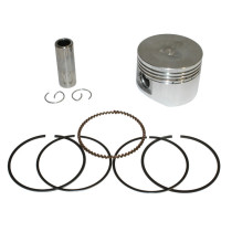 Piston 125 Chinois moteur 4T GY6 152QMI 52,4mm