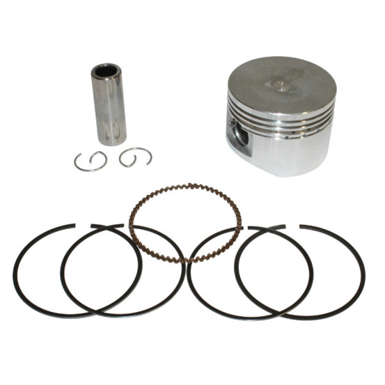 Piston 125 Chinois moteur 4T GY6 152QMI 52,4mm
