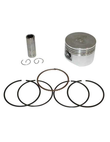 Piston 125 Chinois moteur 4T GY6 152QMI 52,4mm