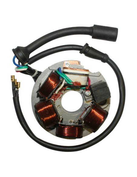 Stator d'allumage maxiscooter Piaggio 125 PK/50 Vespa PK sans batterie (5 pôles)
