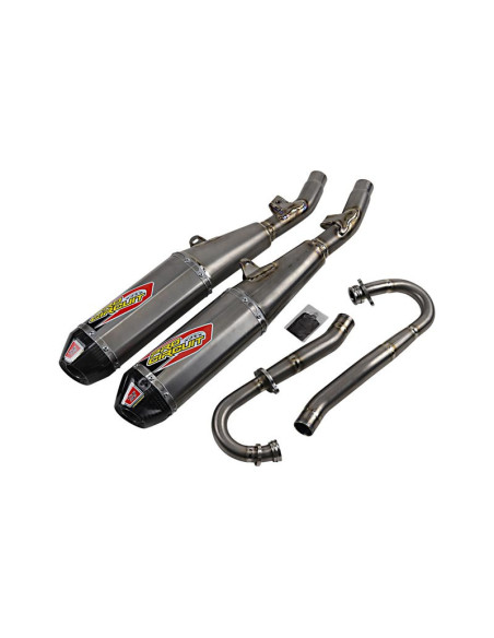 Ligne complète acier embout carbone Pro Circuit T6 Honda 250 CRF-R 2019-2022