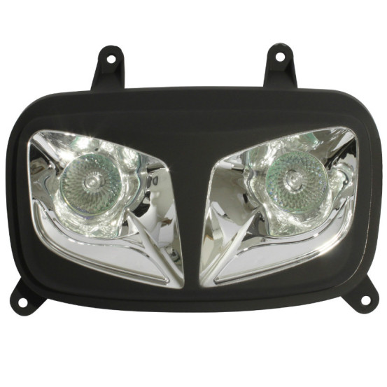 Optique de phare RR8 MBK 50 Booster/Yamaha 50 BW's après 2004 Noir mat