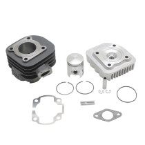 Kit haut moteur 50cc POLINI fonte MBK 50 Ovetto 2T Mach G Yamaha 50 Neo's 2T Jog Aprilia 50 SR Malaguti 50 F10 F12