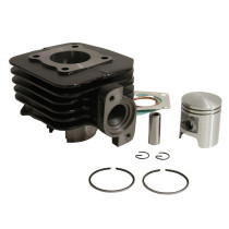 Cylindre piston Peugeot 50 Ludix One Trend Snake Classic Vivacity Kisbee Citystar (fonte premium)