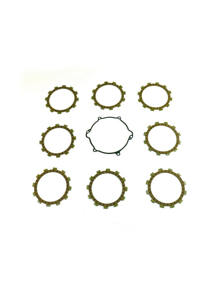 Kit disques embrayage garnis + Joint de couvercle embrayage ATHENA - YAMAHA 125 YZ 2005-2021