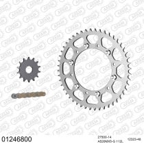 Kit chaine 520 AFAM - Couronne acier - Type de chaine au choix - YAMAHA YZ 426 F 2000-2002