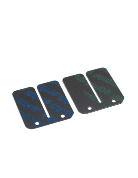 Lamelles de clapets POLINI 0,35 0,40mm carbone 50 MBK Booster Stunt Yamaha BW's Slider