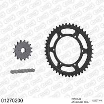 Kit chaine 530 AFAM - Couronne acier - Type de chaine au choix - YAMAHA XJ 600 1984-1991