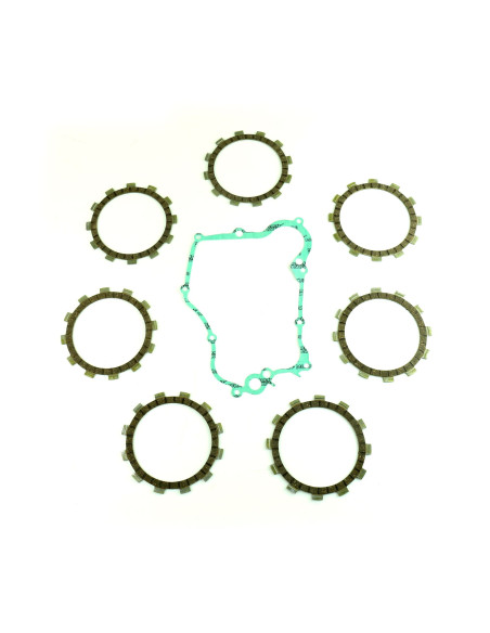 Kit disques embrayage garnis + Joint de couvercle embrayage ATHENA - YAMAHA 125 YZ 1991-1992