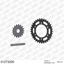 Kit chaine 530 AFAM - Couronne acier - Type de chaine au choix - YAMAHA XS 650 1975-1981