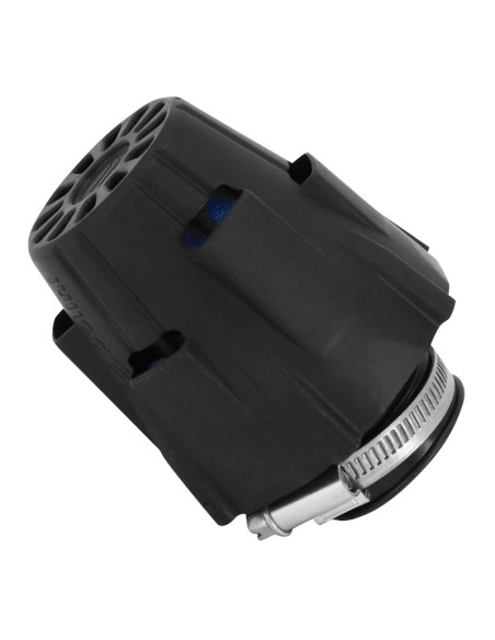 Filtre à air POLINI Blue Air Box PHBG noir fixation droite diamètre 32mm