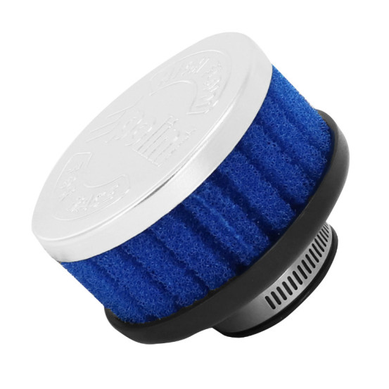 Filtre à air POLINI PHBN/PHVA chromé mousse bleu fixation droite