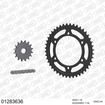 Kit chaine 525 AFAM - Couronne acier - Type de chaine au choix - YAMAHA TDM 850 1991-1995
