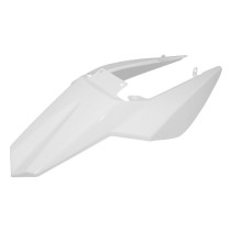 Carénage coque arrière 50 à boite Derbi 50 Senda DRD après 2011 Blanc brillant (monocoque)