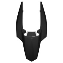 Carénage coque arrière 50 à boite Derbi 50 Senda DRD après 2011 Noir brillant (monocoque)