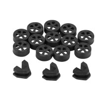 Jeu de couvercles de galets POLINI 15x12mm