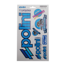 Autocollants POLINI Blue Line (10Pcs)
