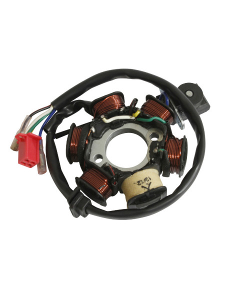 Stator d'allumage scooter Chinois 125 GY6 152QMI 4T (6 pôles)