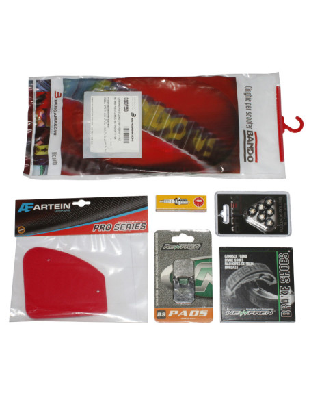 Kit entretien scooter Peugeot 50 TKR/Trekker/Speedfight/Buxy (Frein avant AJP)