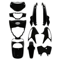 Kit carénages maxiscooter Honda 125 SH Injection Noir brillant