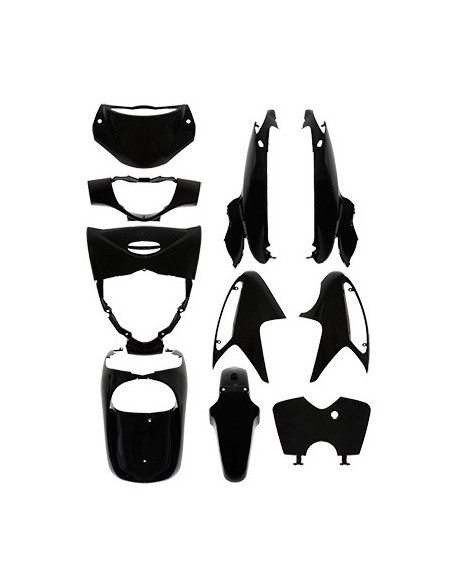 Kit carénages maxiscooter Honda 125 SH Injection Noir brillant