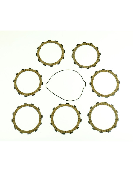 Kit disques embrayage garnis + Joint de couvercle embrayage ATHENA - KTM 450 SMR 2007